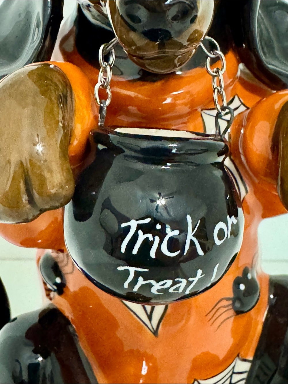 Blue Sky Clayworks  Halloween Dachshund Witch Trick-or-Treat Figurine NWT - Picture 7 of 11
